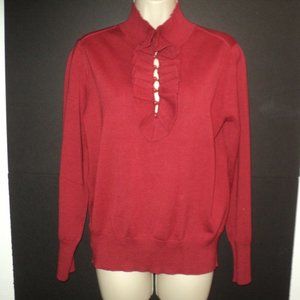 Provence D'Amour Size L Sweater Mock Turtleneck